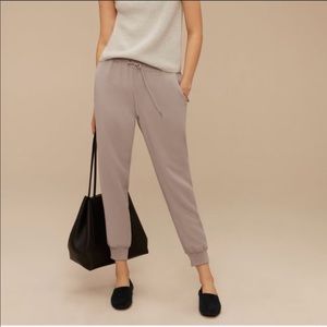 NWOT WILFRED buffon crepe joggers